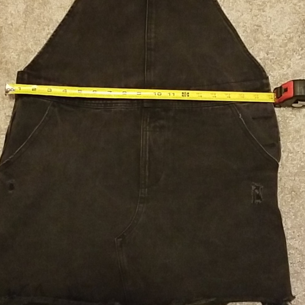 Black overall Jean skirt - Picture 8 of 8